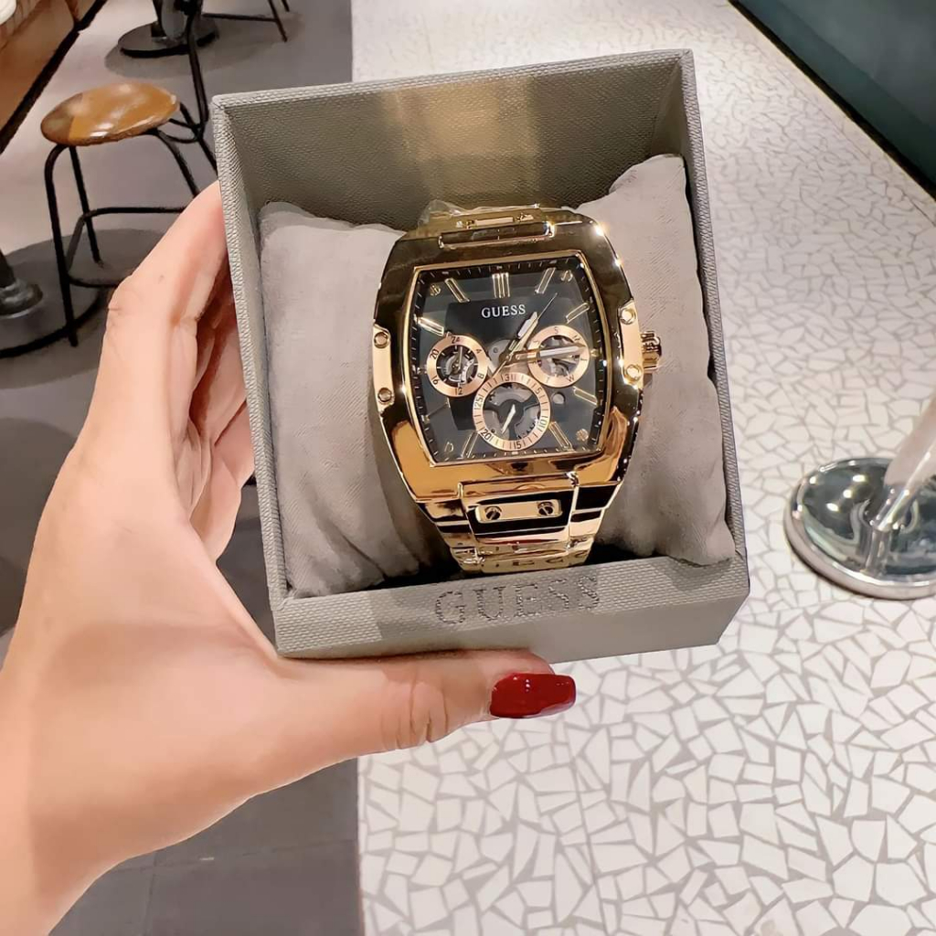 Đồng Hồ Nam GUESS,Size:42mm Phiên Bản Dây Thép,Sang Trogj Hơn,Đẳng Cấp Hơn