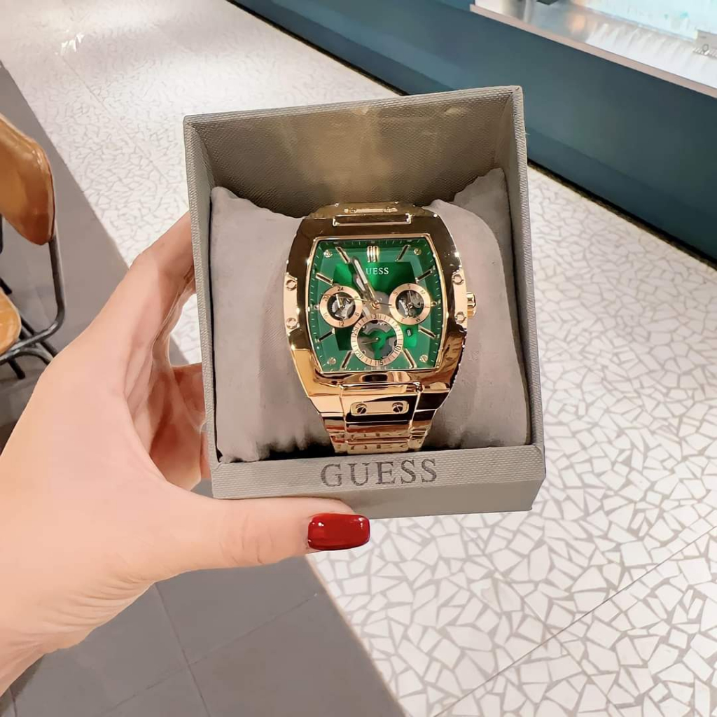 Đồng Hồ Nam GUESS,Size:42mm Phiên Bản Dây Thép,Sang Trogj Hơn,Đẳng Cấp Hơn