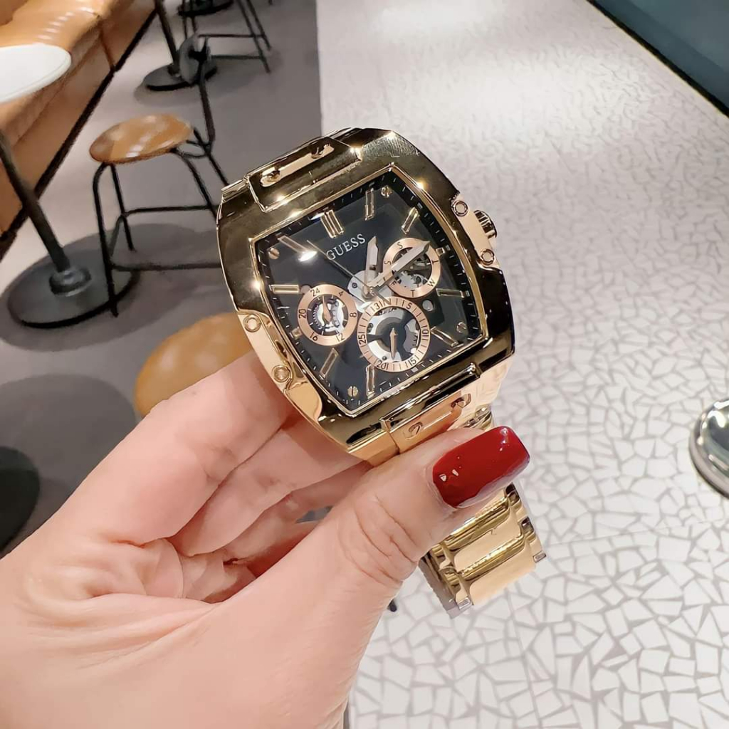 Đồng Hồ Nam GUESS,Size:42mm Phiên Bản Dây Thép,Sang Trogj Hơn,Đẳng Cấp Hơn