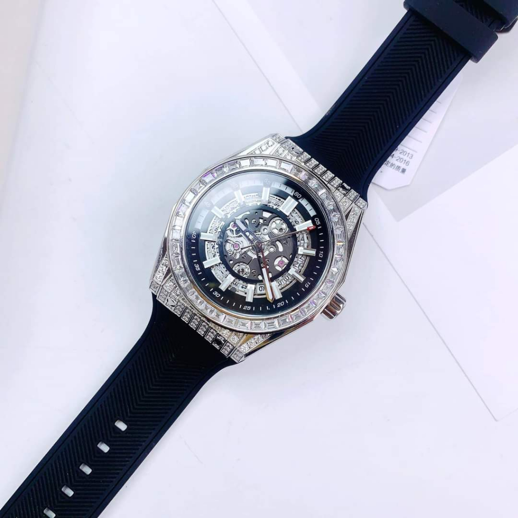 Đồng Hồ Cơ Chính Hãng Hanboro,Size:42mm,Phiên Bản Vô Cùng Độc Đáo,Bắt Mắt,Cực Kỳ Nam Tính