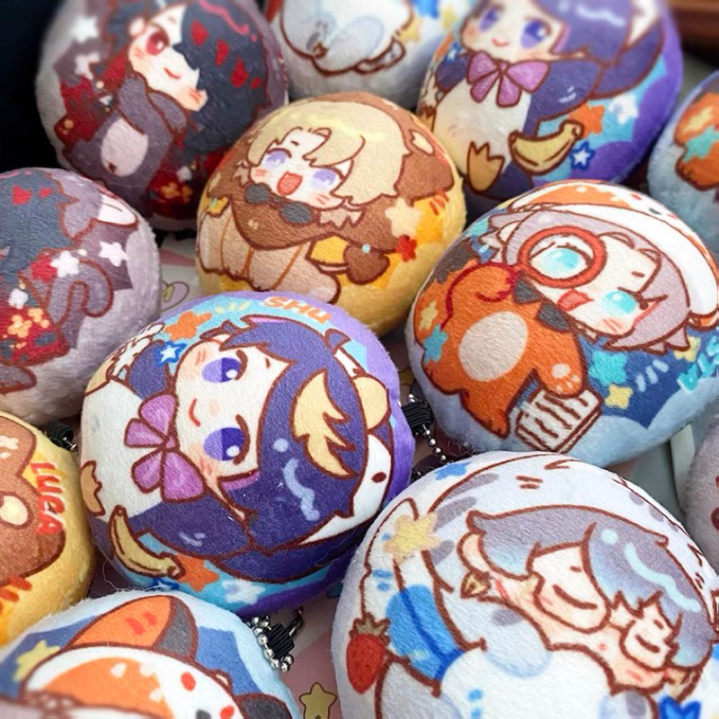 Doll gấu bông plushie Vox, Shu, Luca, Mysta, Ike của Luxiem