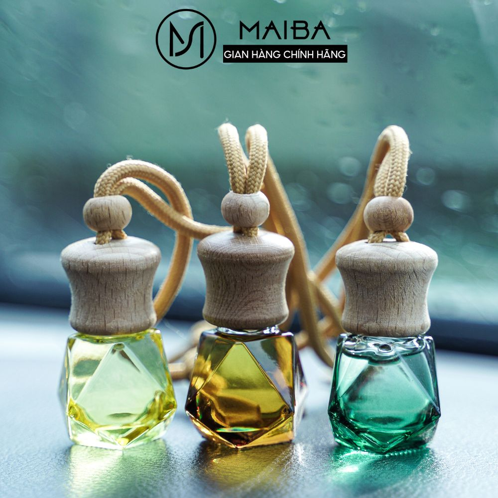 Tinh dầu thiên nhiên nguyên chất MAIBA treo xe ô tô, tủ quần áo - 7ml
