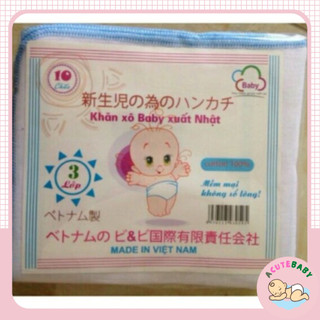 Khăn xô xuất nhật 3 lớp hàng việt nam loại 1, hai chiều cotton, khăn xô