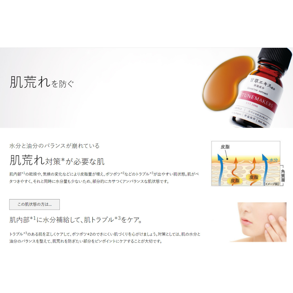 Dành cho da khô Serum tinh chất dưỡng da Tunemakers/3 phân loại/Isoflavone/cam thảo licorice /α-Arbutin 10ml/#Tunemakers