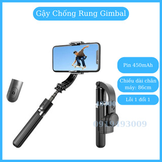 Gậy Chống Rung Gimbal Stabilizer L09/L08, Có 3 Chân Đỡ, Tặng Kèm Nút Bấm BLT Hàng Cao Cấp - BẢO HÀNH 1 ĐỔI 1 PIPI