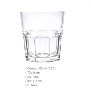 Ly thủy tinh central lùn 300ml nhập khẩu thái lan thủy tinh cao cấp