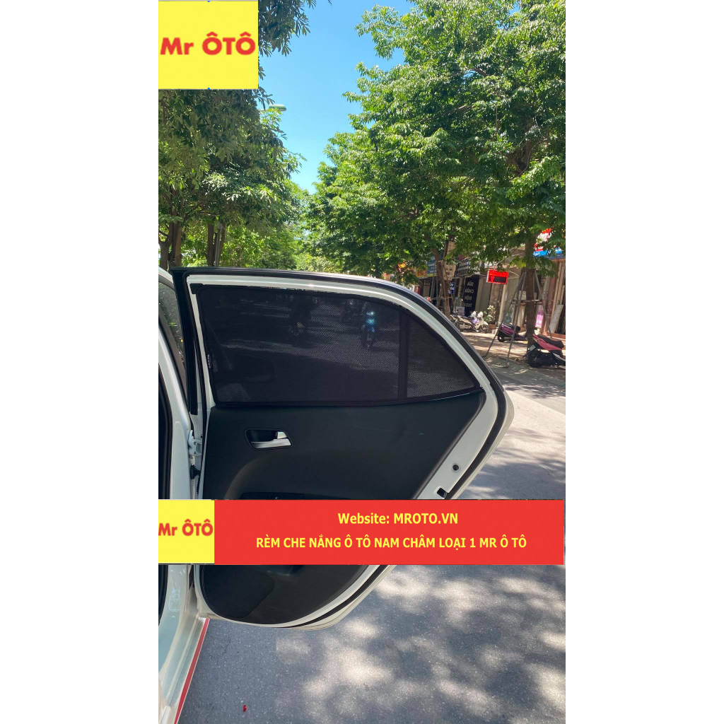 Rèm Che Nắng Xe Kia Morning 2021-2023 Loại 1 Mr.OTO. Chuẩn Khít Theo Xe. Bảo Hành 2 Năm