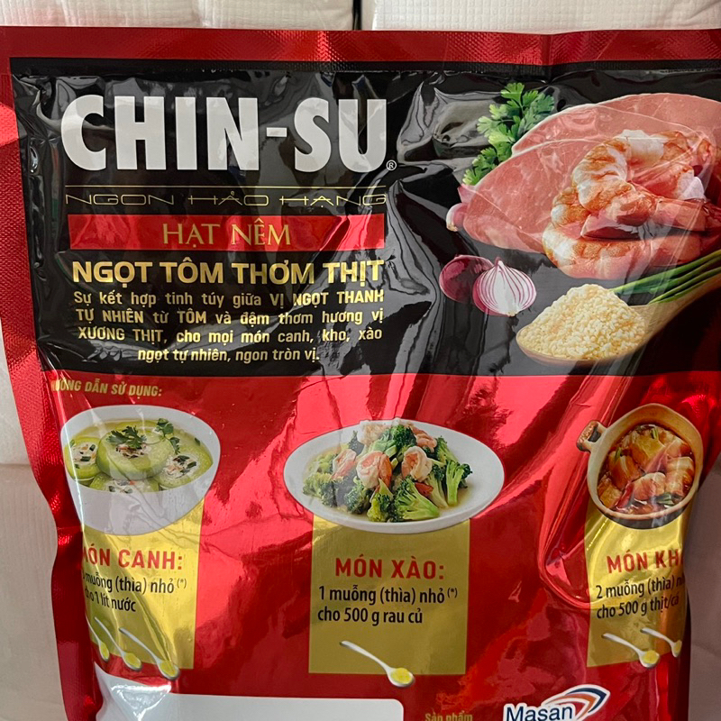 Hạt nêm Chinsu tôm thịt gói lỡ