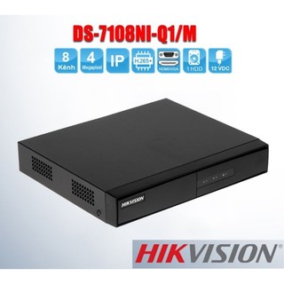 Đầu ghi hình camera IP 8 kênh HIKVISION DS-7108NI-Q1/M hỗ trợ camera lên đến 4MP dể cấu hình, cài đặt -Hàng chính hãng