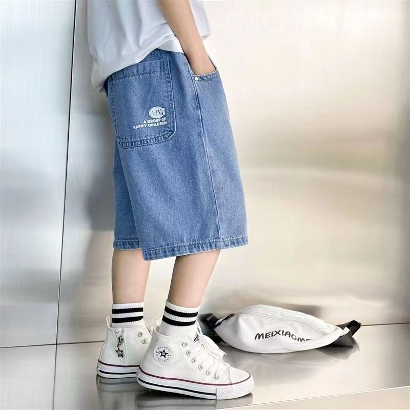 Quần Jean Bé Trai Cho Bé Habi Fashion HB2316 Size Đại Cho Bé Trai Từ 18kg - 50kg