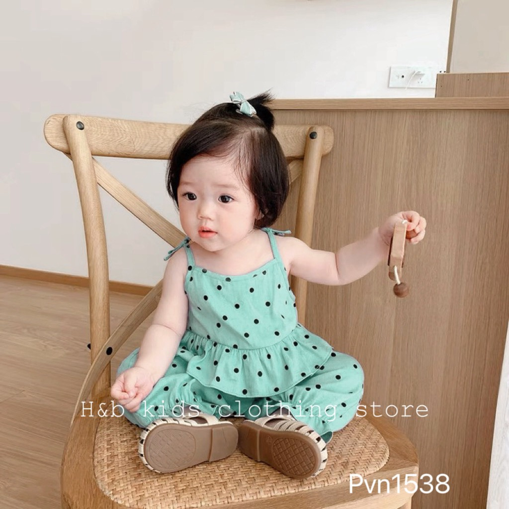 Set Yếm đũi mềm cho bé gái từ 6-18kg