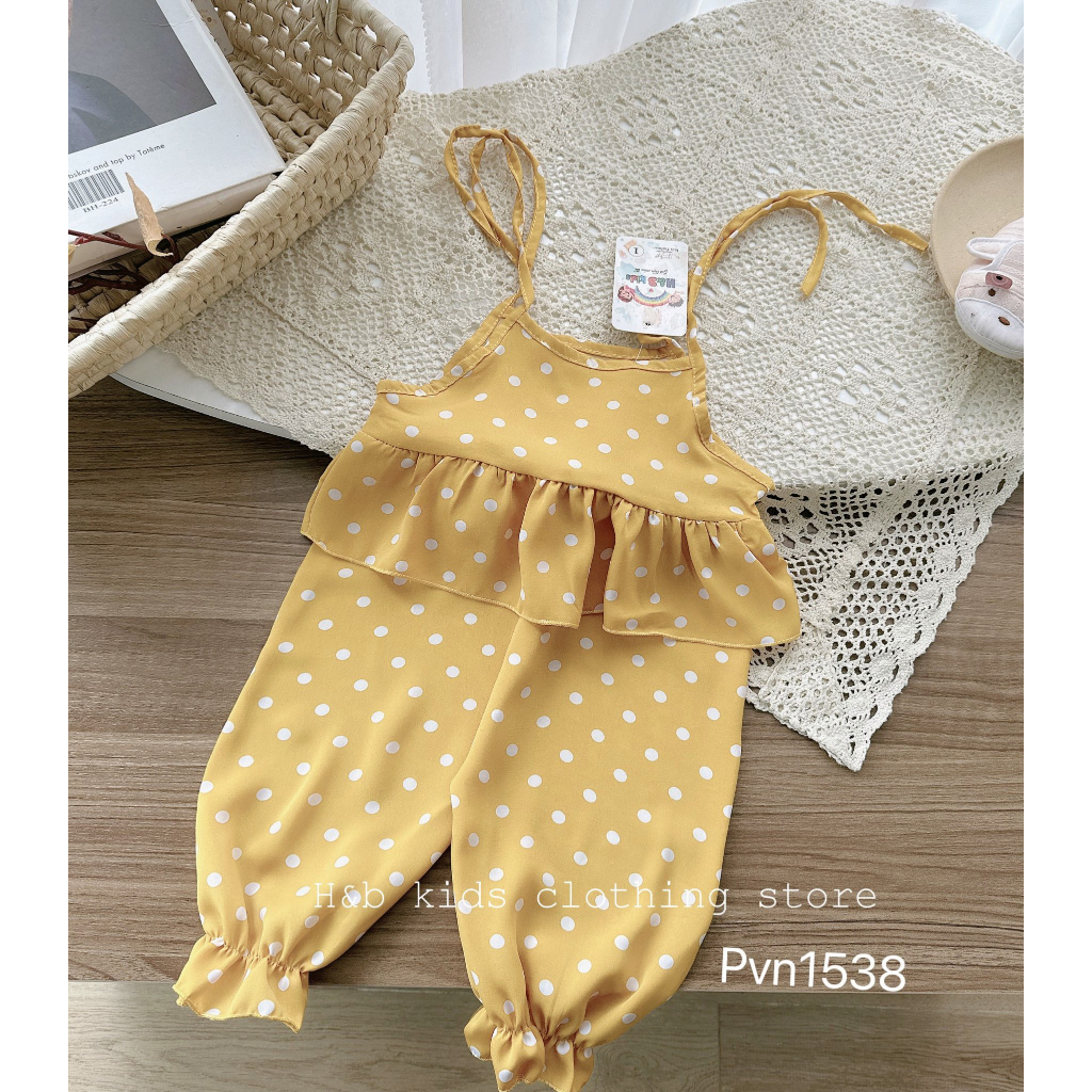 Set Yếm đũi mềm cho bé gái từ 6-18kg
