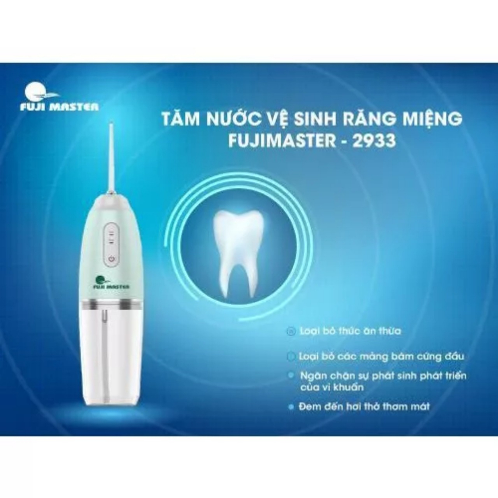 Máy Tăm Nước Cao Cấp Fuji Master FJM -2933 - Hàng chính hãng - Bảo hành 12 tháng - Thương hiệu Nhật Bản