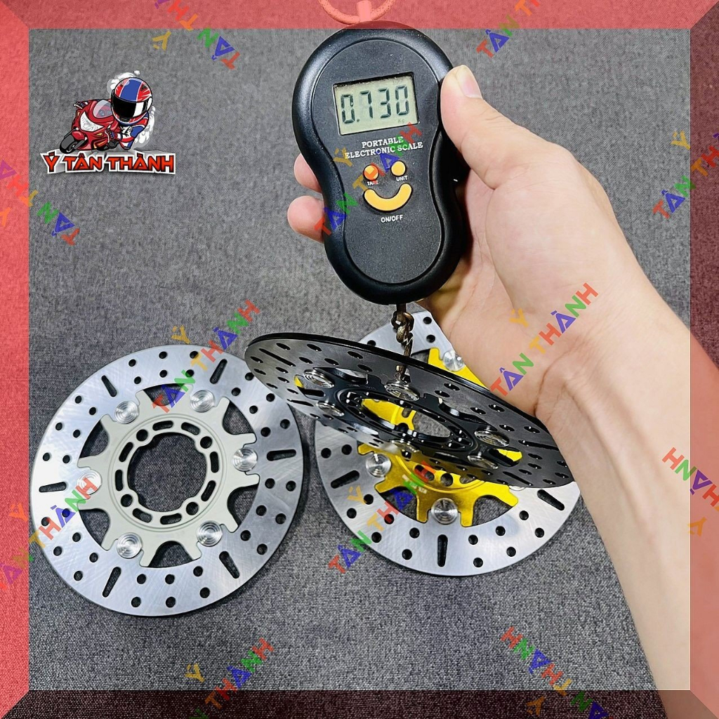 Đĩa thắng H2C long đền inox 220mm MS19