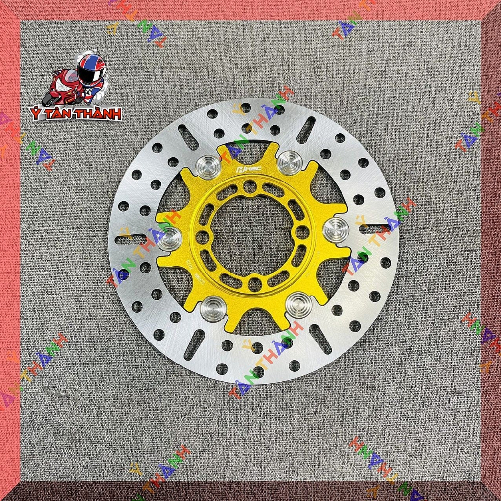 Đĩa thắng H2C long đền inox 220mm MS19