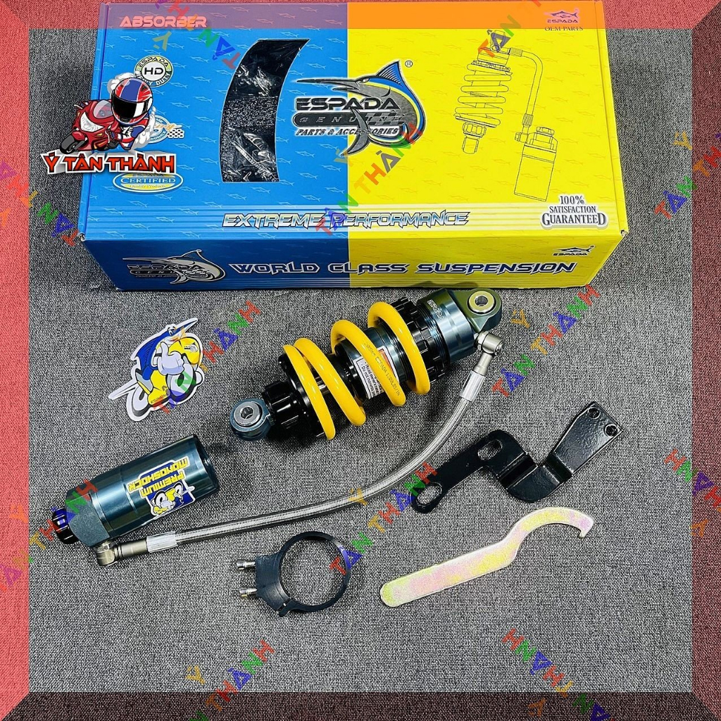Phuộc sau exciter 150 Espada có bình dầu MS21