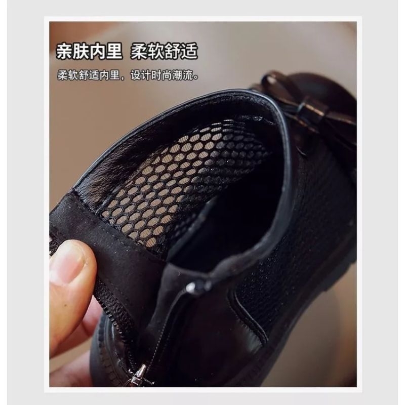 Bốt phối lưới bé gái