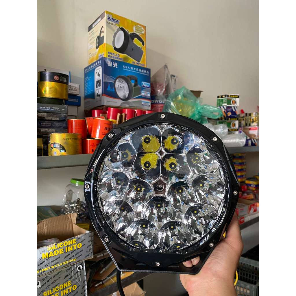 Đèn pha led chiếu luồng dùng cho tàu sông điện 12v/24v 150W