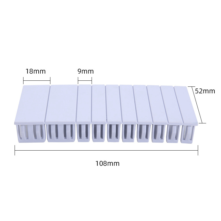 Combo 10 Miếng che , nắp che tủ điện MCB gồm 6 modun