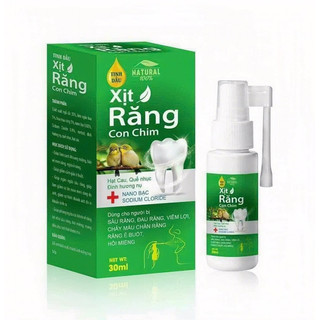 Xịt Răng Con Chim dùng cho người sâu răng, viêm lợi, chảy máu chân răng, ê buốt, hôi miệng
