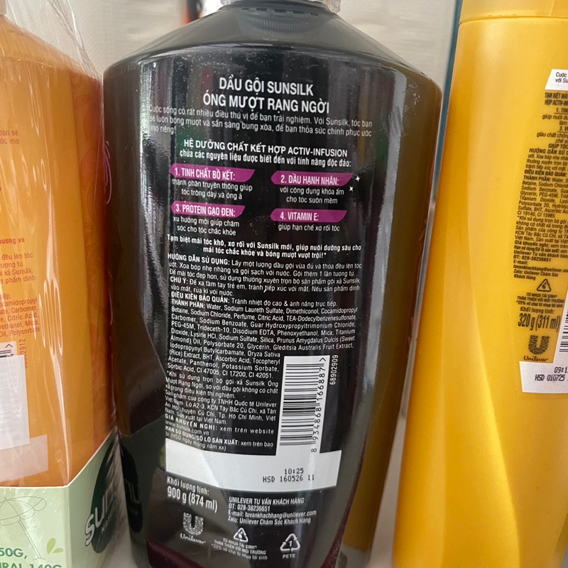 Dầu gội Sunsilk chai vòi