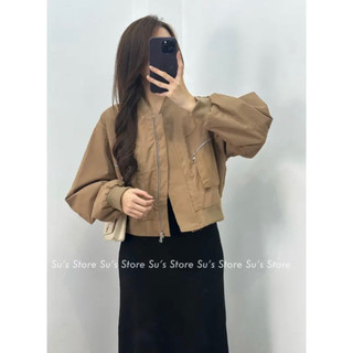Áo khoác gió bomber chất gió lì 2 khoá túi hộp 2 lớp - Retrostyle - Aokhoacgiobomber096_P6K8