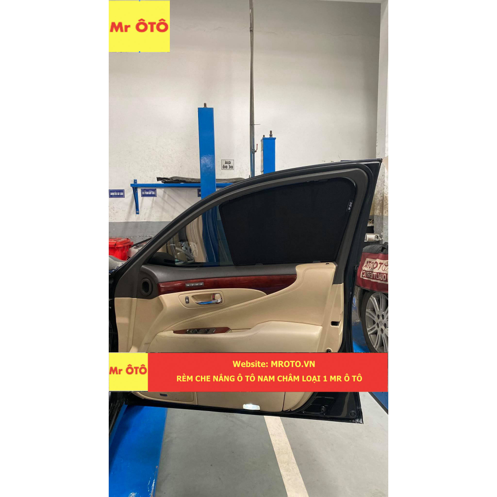 Rèm Che Nắng Xe Lexus LS460 2007-2010 Loại 1 Mr.OTO. Chuẩn Khít Theo Xe. Bảo Hành 2 Năm