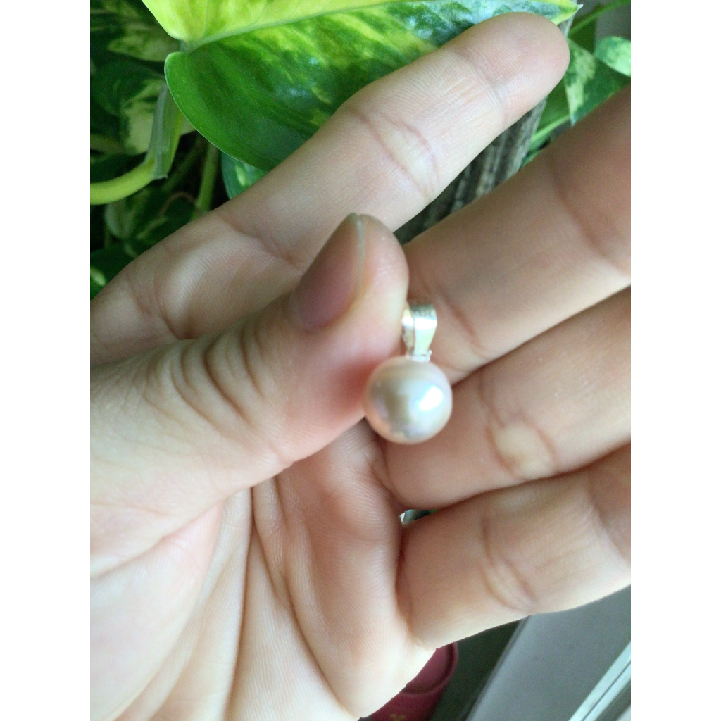 Mặt dây chuyền Trai mặn Southsea Ánh Hồng móc Bạc 925 xi Kim