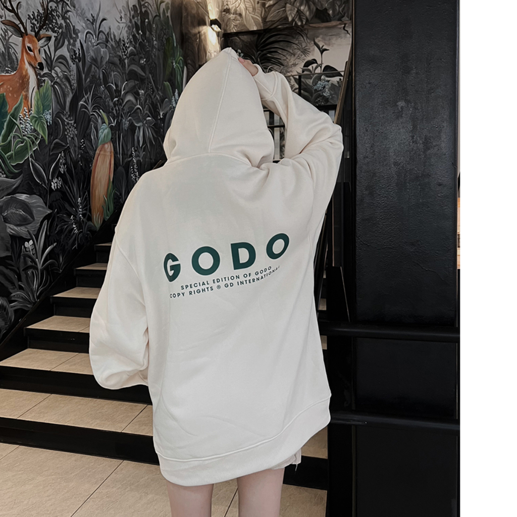 Áo hoodie Local Brand Unisex Godo Outfits Nỉ Cotton Premium Logo Verify HD01