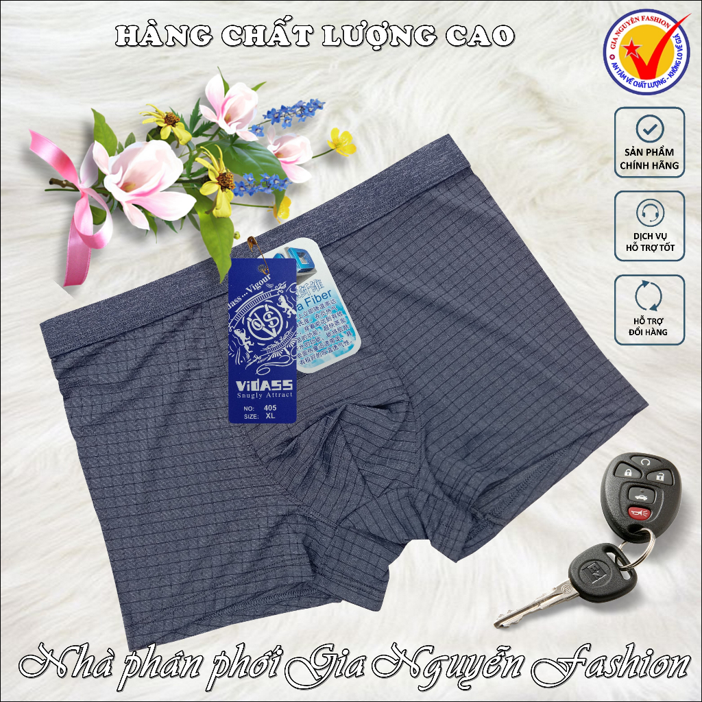 1 chiếc quần Boxer, quần sịp đùi nam thun lạnh Hàn Quốc, hàng cao cấp No-405