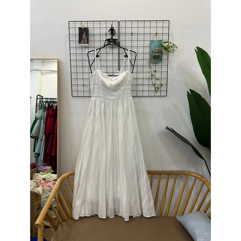 THANH LÝ  - Maxi 4 dây trắng/xanh