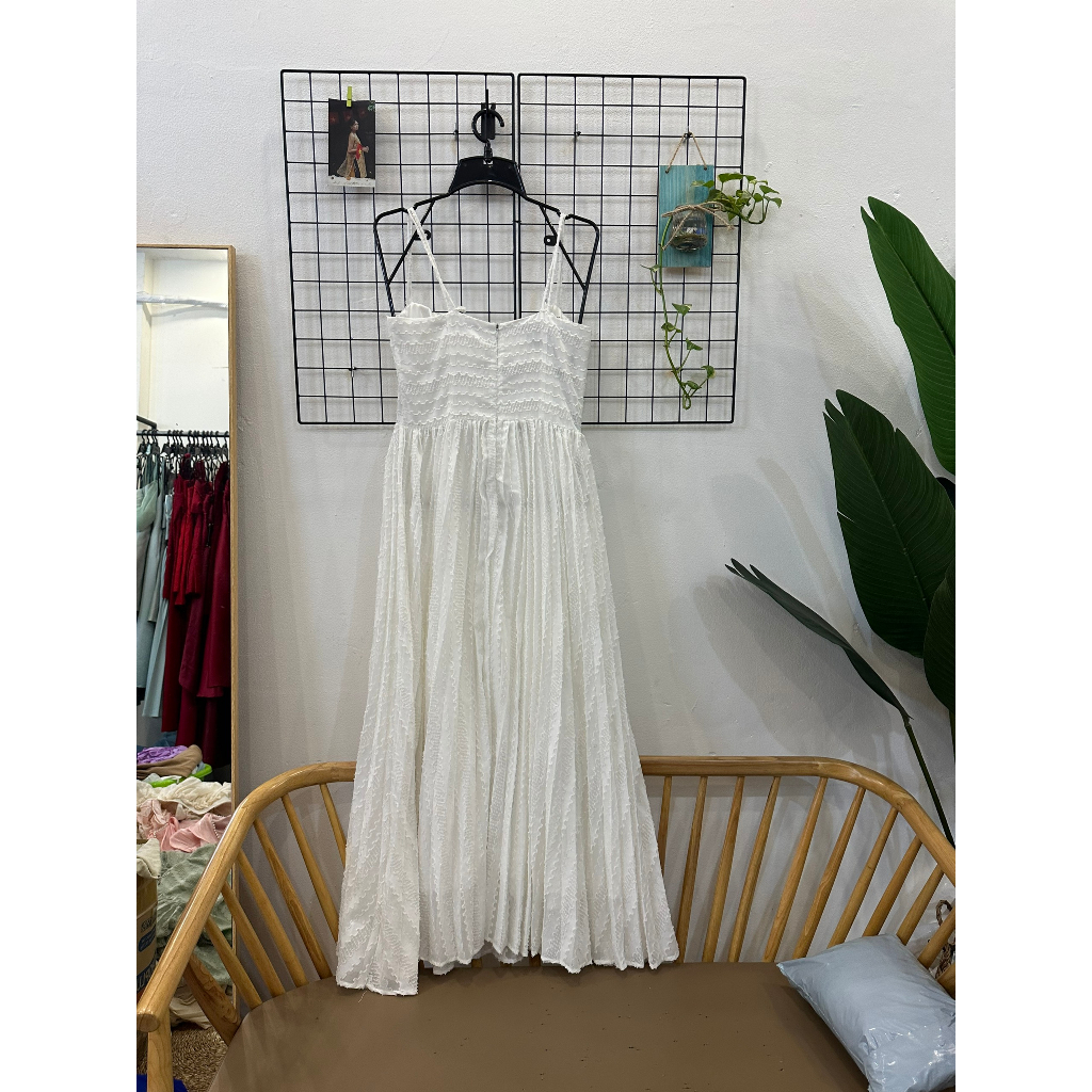 THANH LÝ  - Maxi 4 dây trắng/xanh