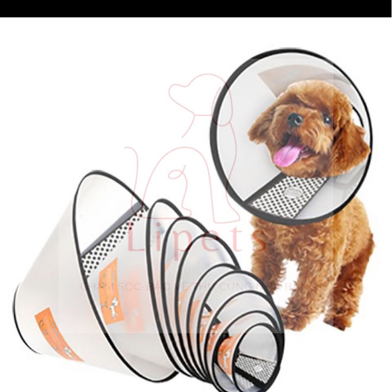 Vòng cổ/loa chống liếm Elizabeth cho chó mèo