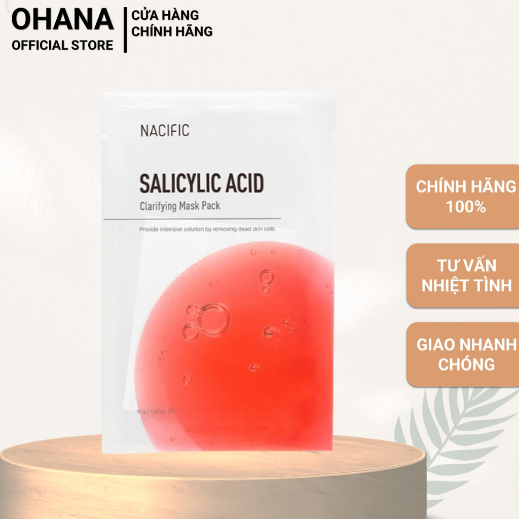 Mặt nạ NACIFIC Salicylic Acid Clarifying Mask Pack 30g