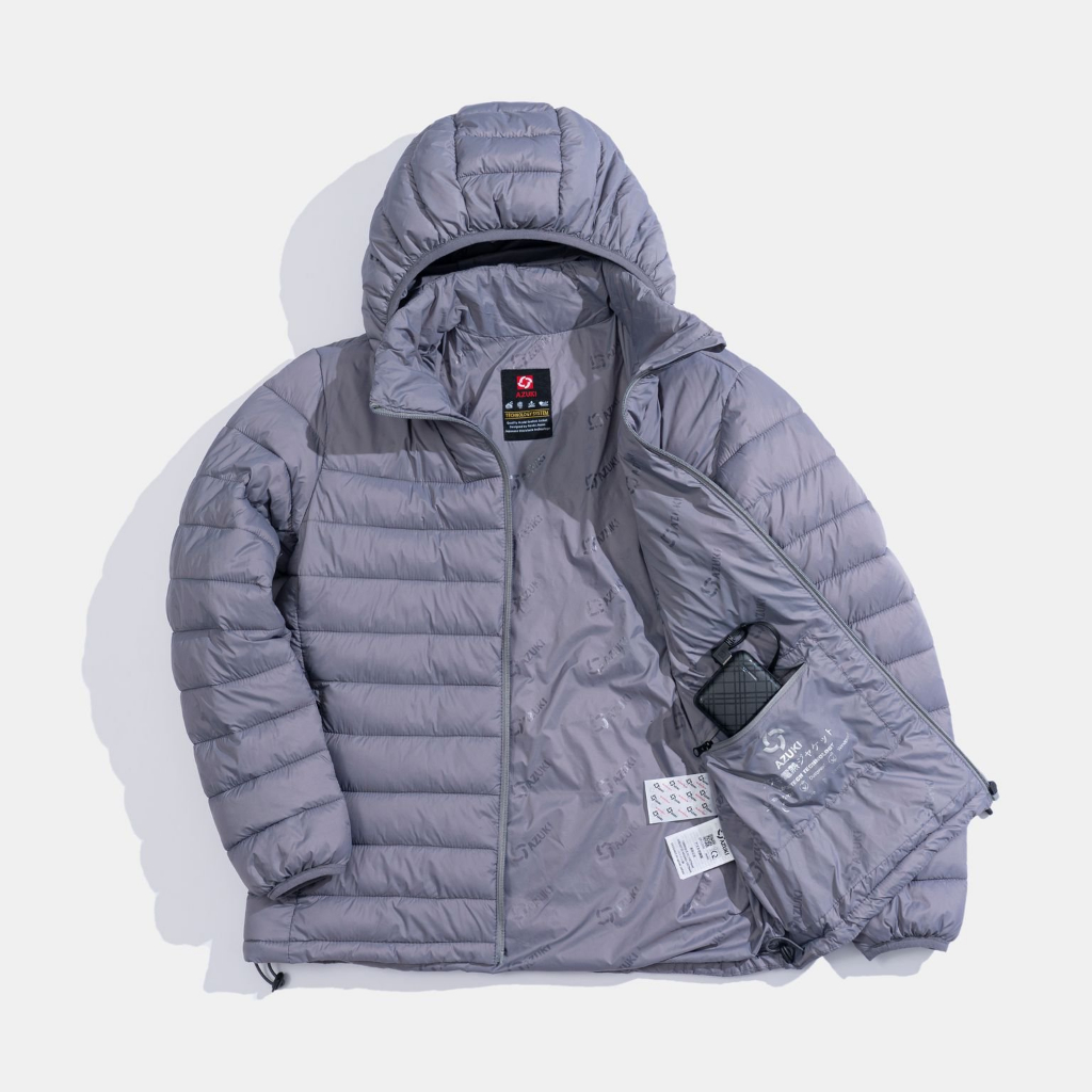 Bộ áo sưởi ấm AZUKI Super light S01 Pin 20000mah Mẫu Mới Nhất