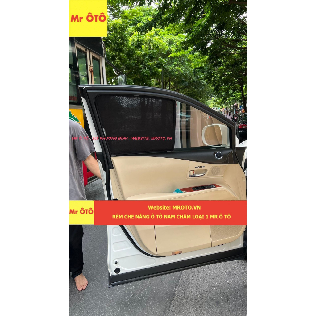 Rèm Che Nắng Xe Lexus RX350 2010-2014 Loại 1 Mr.OTO. Chuẩn Khít Theo Xe. Bảo Hành 2 Năm