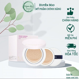 Phấn nước Missha Magic Cushion che phủ hoàn hảo tạo hiệu ứng căng bóng, tươi sáng cho làm da -Huyenmio