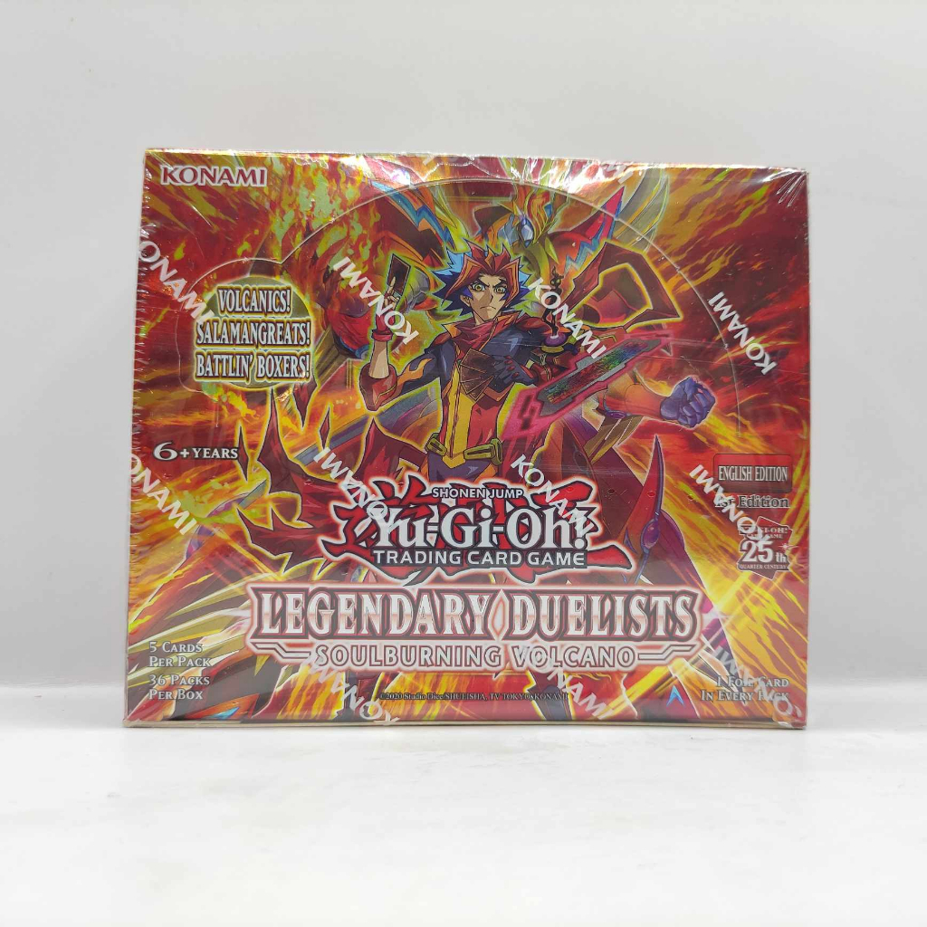 Hộp LEGENDARY DUELISTS: SOULBURNING VOLCANO (Salamangreat, Volcanic, Battlin' Boxer) - Thẻ Bài Yugioh Chính Hãng