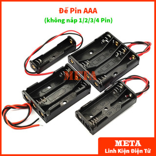 Đế pin aaa không nắp 1/2/3/4 pin - đế 1 pin aaa, đế 2 pin aaa, đế 3 pin aaa, đế 4 pin aaa pin - pin con thỏ loại bé 1.5v