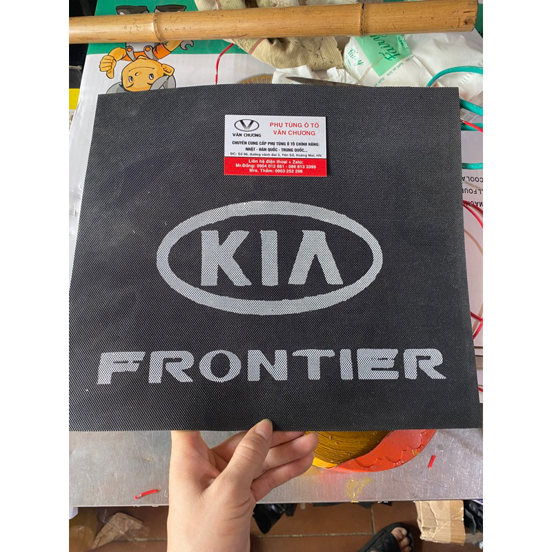 Chắn bùn cao su bánh sau kia 1t4,k165,k140,k2700,k149,k200, k250, bongo3 có chữ kích thước 30x34cm