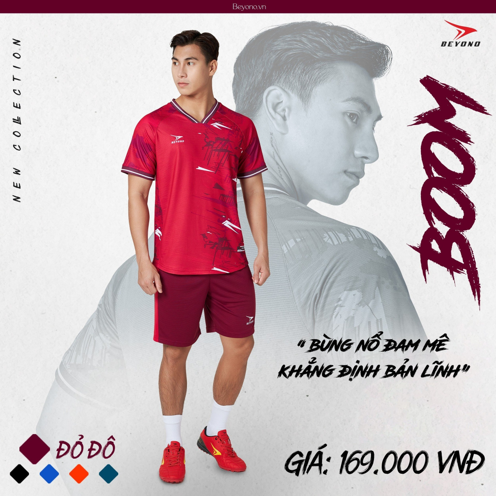 Bộ Quần Thể Thao Đá Bóng Cao Cấp Beyono Boom - Mát Mẻ, Thông Thoáng, Thấm Hút