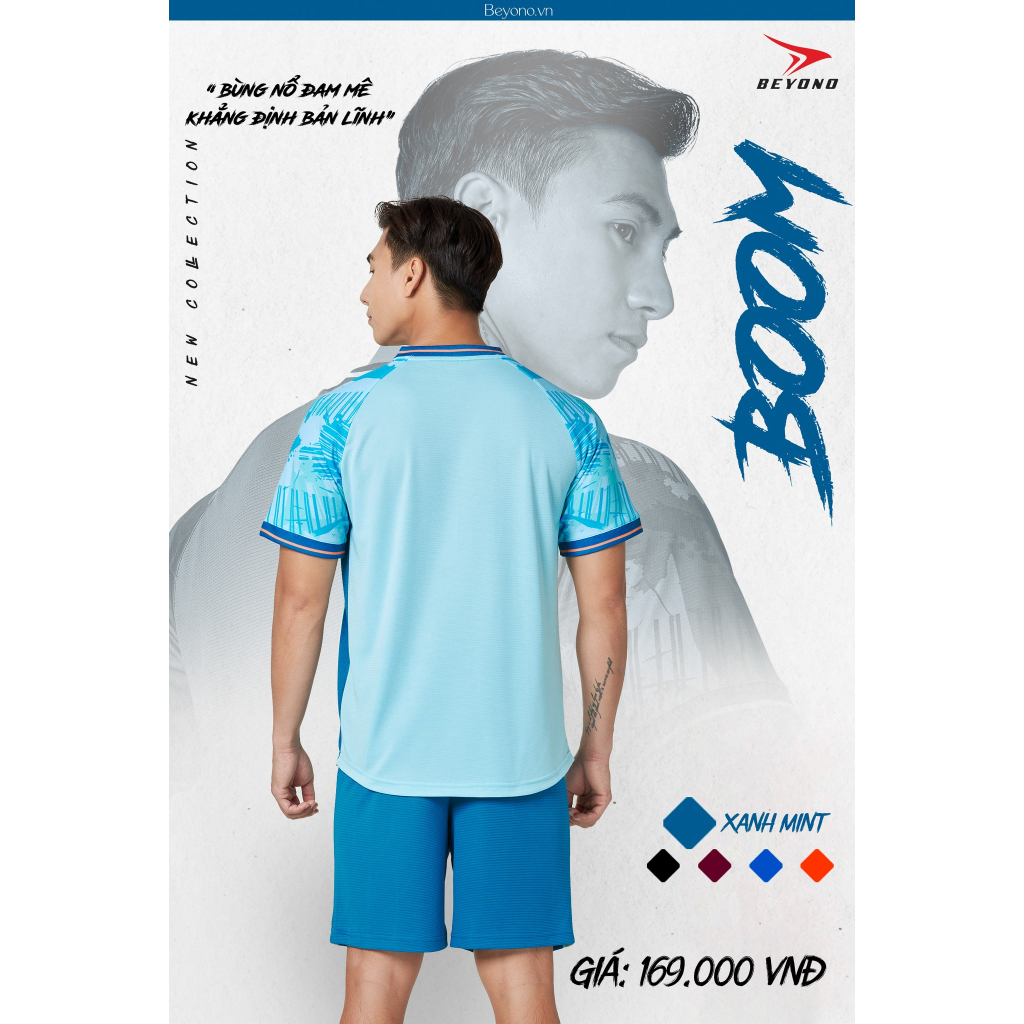 Bộ Quần Thể Thao Đá Bóng Cao Cấp Beyono Boom - Mát Mẻ, Thông Thoáng, Thấm Hút