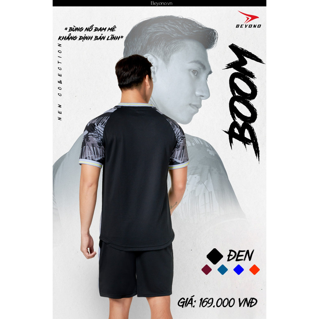 Bộ Quần Thể Thao Đá Bóng Cao Cấp Beyono Boom - Mát Mẻ, Thông Thoáng, Thấm Hút