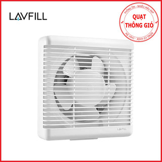 Quạt thông gió hút mùi 2 chiều LAVFILL LFW-20DK, LFW-15DK với bề mặt 250x250mm và 300x300mm