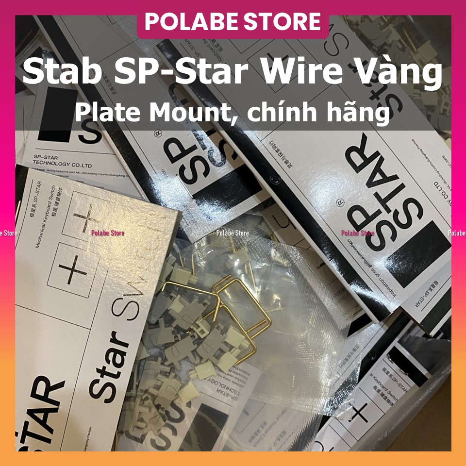 STAB SP-STAR hàng xịn chính hãng Sp Star Stab Plate Mount cho bàn phím cơ Stabilizer bàn phím - Polabe Store