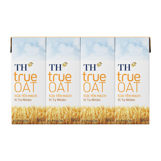Combo 3 lốc 12 hộp sữa yến mạch vị tự nhiên th true oat 180ml.
