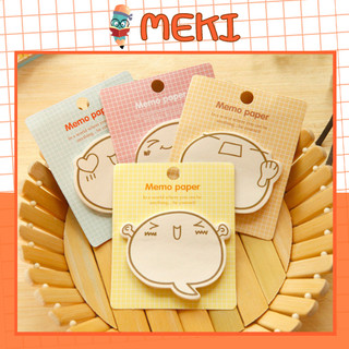 Giấy note memo ngộ nghĩnh dễ thương, giấy nhớ hoạt hình, giấy ghi chú biểu tượng cảm xúc meki