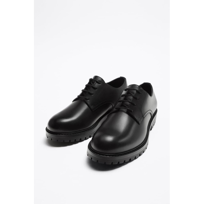 Giày derby nam Zara authentic TRACK SOLE DERBY size 40