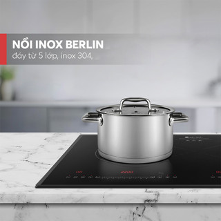 Nồi 5 đáy inox 304 elmich berlin size 18,20.22.24 cm