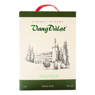 [Rượu][Rượu vang][Vang Việt Nam] Vang Đà Lạt Classic White Wine